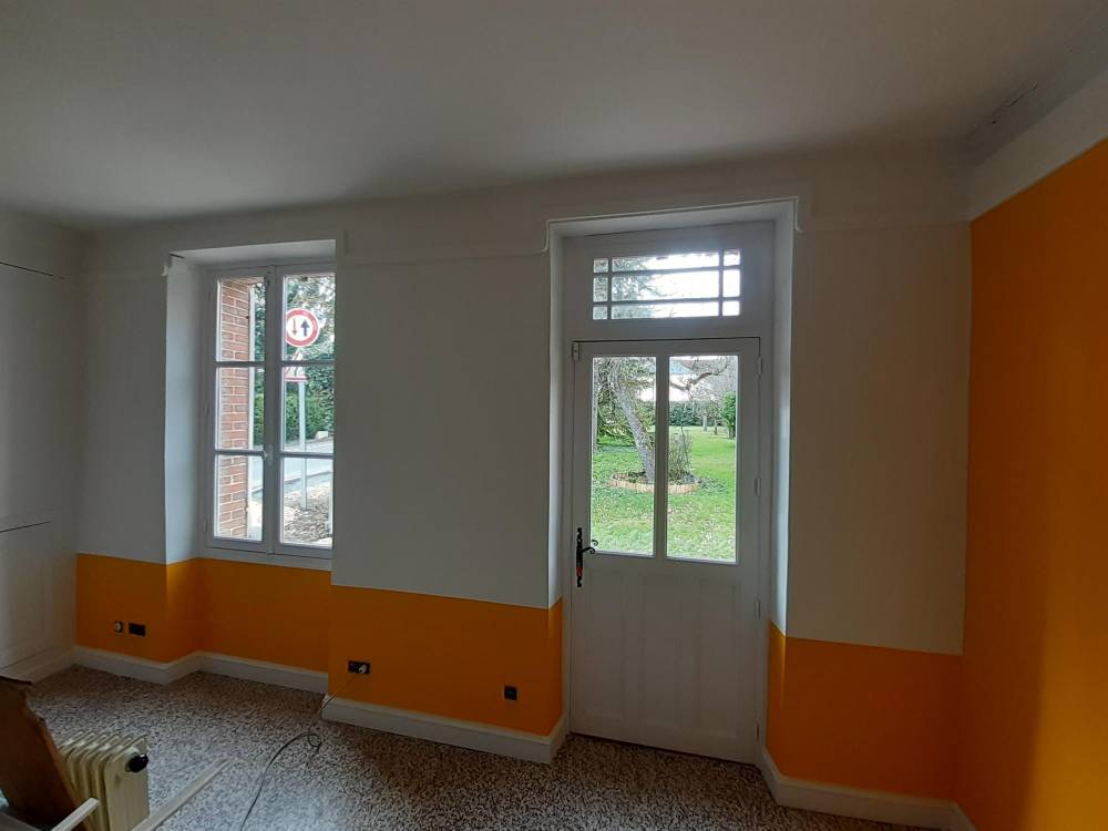 peinture orange