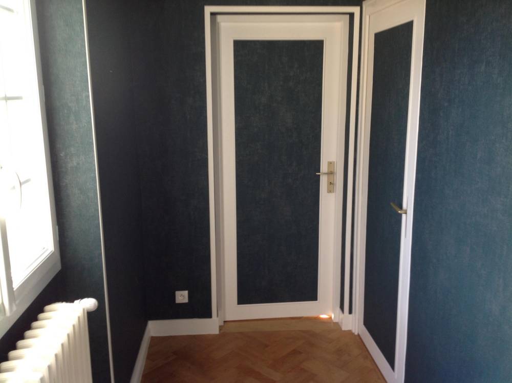 papier peint couloir