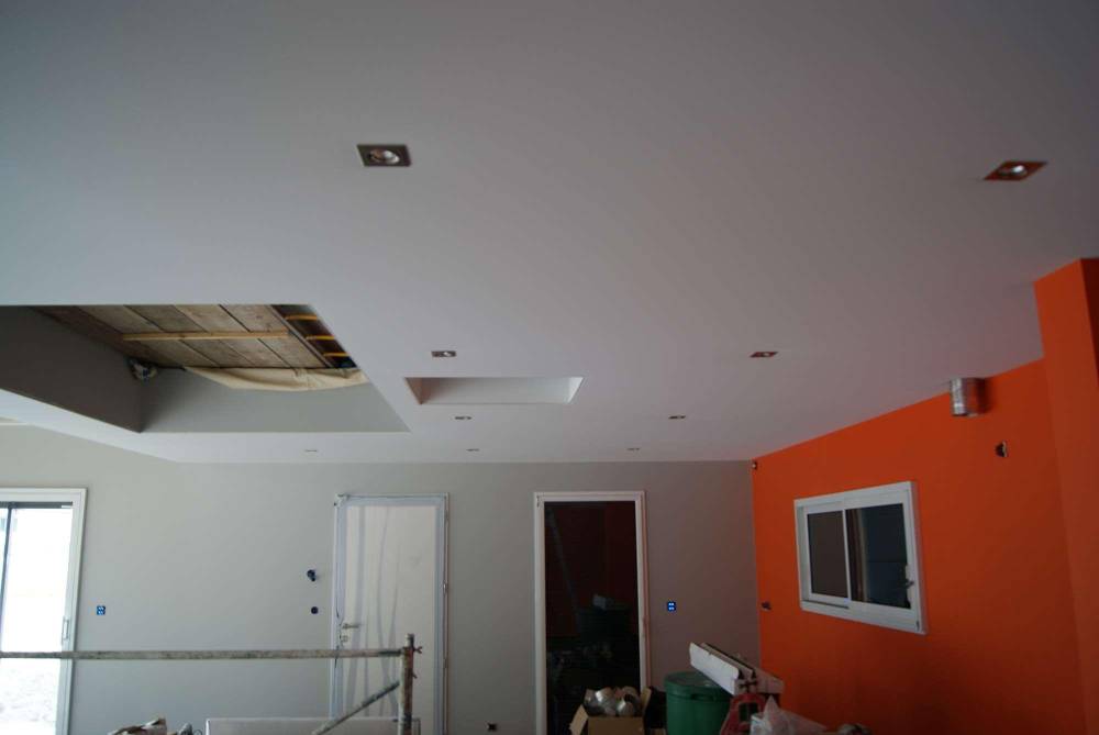 plafond  mur orange
