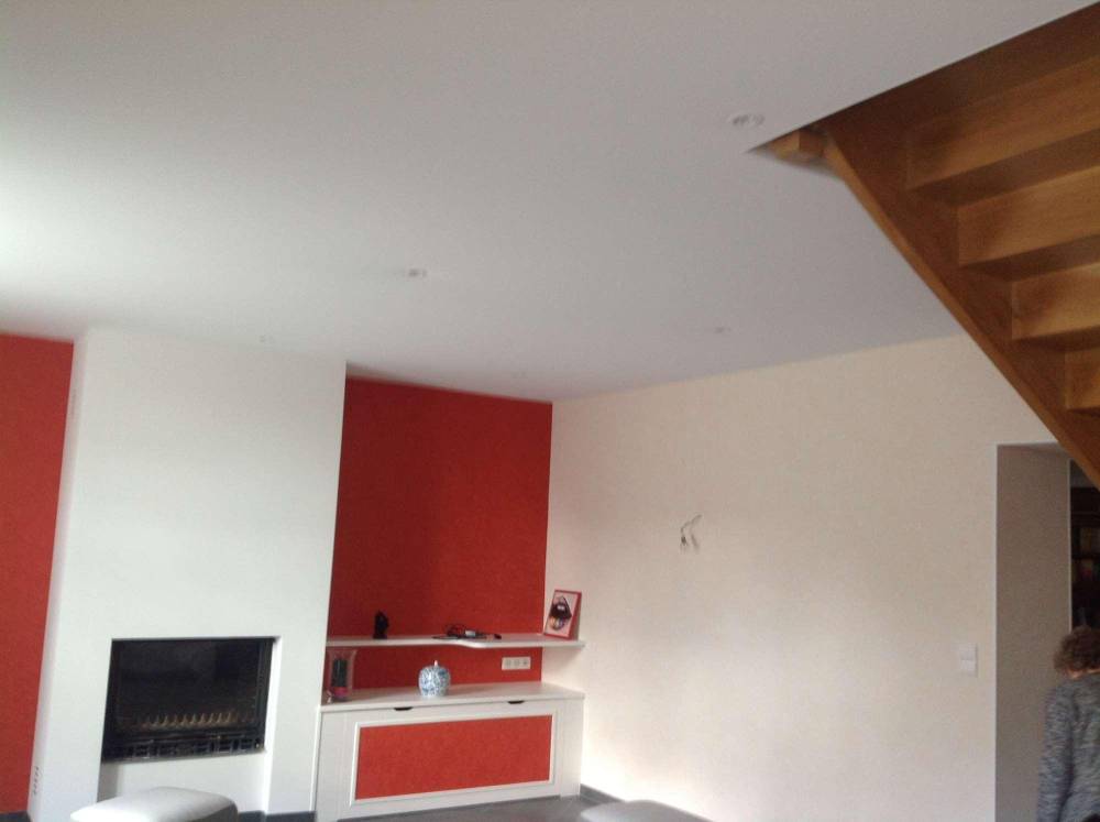 plafond tendu salon